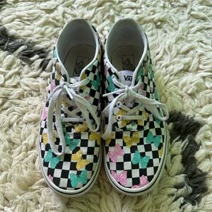 Vans 5 Missy Butterfly Checkerboard Shoes